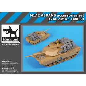   Black Dog T48069 M1A2 Abrams accessories set for Tamiya makett dioráma kiegészítő (1/48)