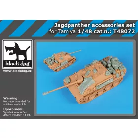   Black Dog T48072 Jagdpanther accessories set for Tamiya makett dioráma kiegészítő (1/48)