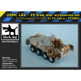   Black Dog T72001 LAV 25 Iraq War for Trumpeter 07268, 17 resin parts makett dioráma kiegészítő (1/72)