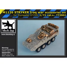   Black Dog T72002 M1126 STRYKER Iraq War for Trumpeter 07255, 7 resin parts makett dioráma kiegészítő (1/72)