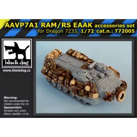   Black Dog T72005 AAVP7A1 RAM/RS EAAK for Dragon 07233, 10 resin parts makett dioráma kiegészítő (1/72)