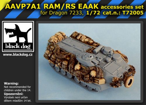 Black Dog T72005 AAVP7A1 RAM/RS EAAK for Dragon 07233, 10 resin parts makett dioráma kiegészítő (1/72)