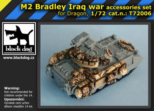 Black Dog T72006 M2 Bradley for Dragon, 16 resin parts makett dioráma kiegészítő (1/72)