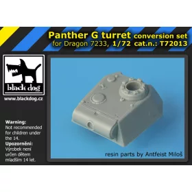   Black Dog T72013 Panther G turret conversion set for Dragon 7233 makett dioráma kiegészítő (1/72)