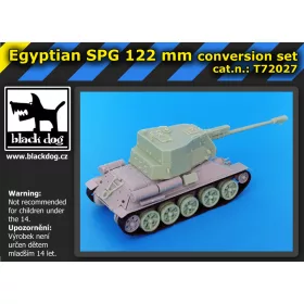   Black Dog T72027 egyptian SPG 122 mm for Dragon,Revell makett dioráma kiegészítő (1/72)