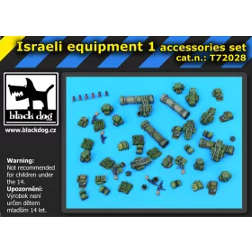   Black Dog T72028 Israeli equipment 1 makett dioráma kiegészítő (1/72)