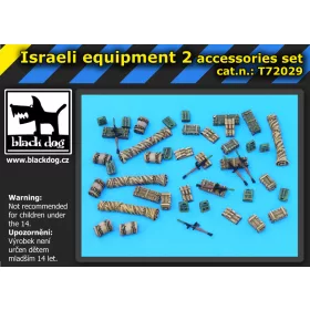   Black Dog T72029 Israeli equipment 2 makett dioráma kiegészítő (1/72)