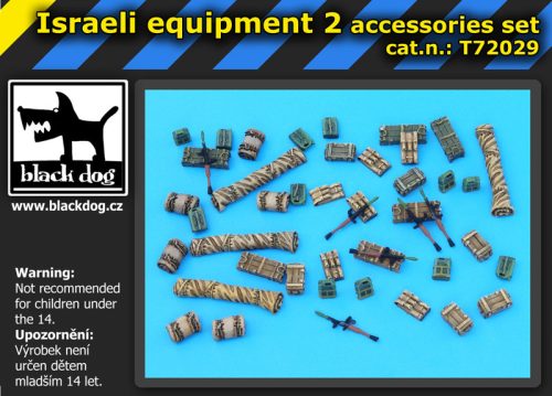 Black Dog T72029 Israeli equipment 2 makett dioráma kiegészítő (1/72)