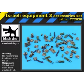   Black Dog T72030 Israeli equipment 3 makett dioráma kiegészítő (1/72)