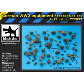   Black Dog T72033 German WW II equipment makett dioráma kiegészítő (1/72)