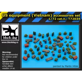   Black Dog T72034 US equipment Vietnam makett dioráma kiegészítő (1/72)
