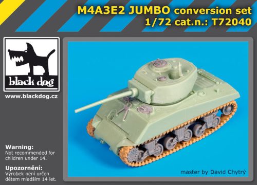 Black Dog T72040 M4A3E2 Jumbo conversion se for Dragon makett dioráma kiegészítő (1/72)