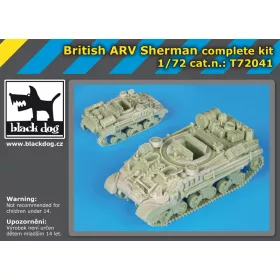   Black Dog T72041 British ARV Sherman for Dragon makett dioráma kiegészítő (1/72)
