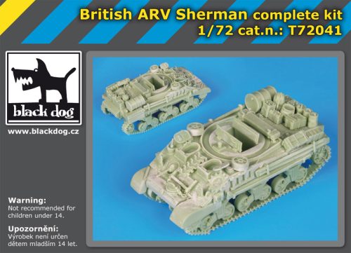 Black Dog T72041 British ARV Sherman for Dragon makett dioráma kiegészítő (1/72)