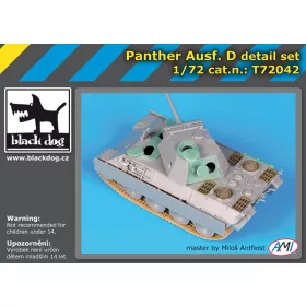   Black Dog T72042 Panther Ausf.D for Dragon makett dioráma kiegészítő (1/72)