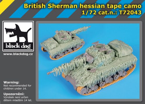 Black Dog T72043 British Sterman hessian tape camo for Dragon makett dioráma kiegészítő (1/72)