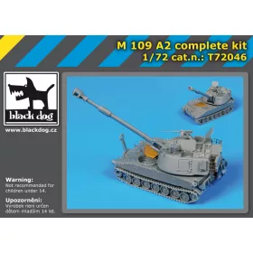   Black Dog T72046 M109 A2 complete kit makett dioráma kiegészítő (1/72)