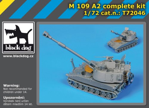 Black Dog T72046 M109 A2 complete kit makett dioráma kiegészítő (1/72)