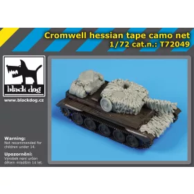   Black Dog T72049 Cromwell hessian tape camo net for Revell makett dioráma kiegészítő (1/72)