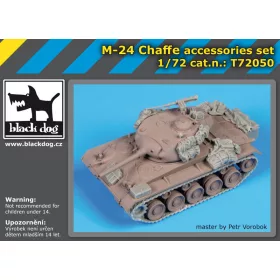   Black Dog T72050 M24 Chaffe accessories set for Hasegawa makett dioráma kiegészítő (1/72)