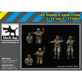   Black Dog T72051 Us modern tank crew makett dioráma kiegészítő (1/72)