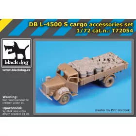   Black Dog T72054 DBL-4500 S cargo accessories set for Schaton modellbau makett dioráma kiegészítő (1/72)