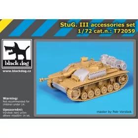   Black Dog T72059 Stug III accessories set for Revell makett dioráma kiegészítő (1/72)