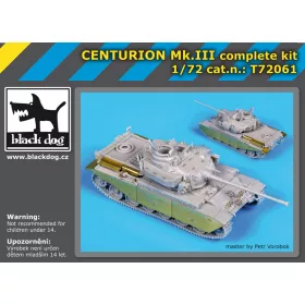   Black Dog T72061 Centurion Mk III complete kit makett dioráma kiegészítő (1/72)