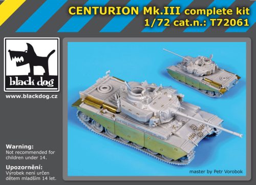 Black Dog T72061 Centurion Mk III complete kit makett dioráma kiegészítő (1/72)