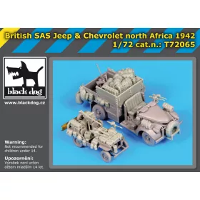   Black Dog T72065 British SAS jeep - chevrolet SAS for Dragon makett dioráma kiegészítő (1/72)