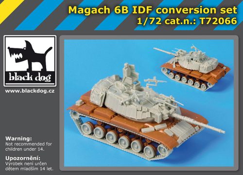 Black Dog T72066 Magach 6 B IDF conversion set for Revell makett dioráma kiegészítő (1/72)