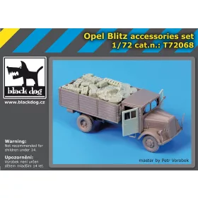   Black Dog T72068 Opel Blitz accessories set for Roden makett dioráma kiegészítő (1/72)
