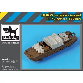   Black Dog T72069 DUKW accessories set for Italeri makett dioráma kiegészítő (1/72)