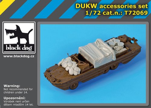 Black Dog T72069 DUKW accessories set for Italeri makett dioráma kiegészítő (1/72)