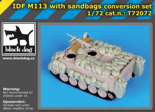 Black Dog T72072 IDF M113 with sandbags conversion set for Trumpeter makett dioráma kiegészítő (1/72)