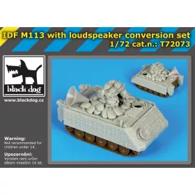   Black Dog T72073 IDF M113 loudspeaker conversion set for Trumpeter makett dioráma kiegészítő (1/72)