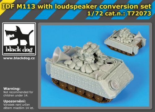 Black Dog T72073 IDF M113 loudspeaker conversion set for Trumpeter makett dioráma kiegészítő (1/72)