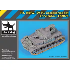   Black Dog T72075 Pz. Kpfw IV F1 for Dragon makett dioráma kiegészítő (1/72)