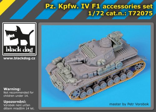 Black Dog T72075 Pz. Kpfw IV F1 for Dragon makett dioráma kiegészítő (1/72)