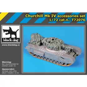   Black Dog T72076 Churchil Mk IV for Dragon makett dioráma kiegészítő (1/72)