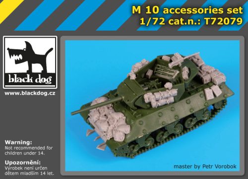 Black Dog T72079 M-10 accessories set for UM model makett dioráma kiegészítő (1/72)