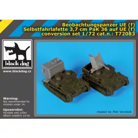   Black Dog T72083 Beobachtungspanzer UE for S -model makett dioráma kiegészítő (1/72)