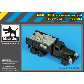   Black Dog T72084 GMC 353 accessories set for Academy makett dioráma kiegészítő (1/72)