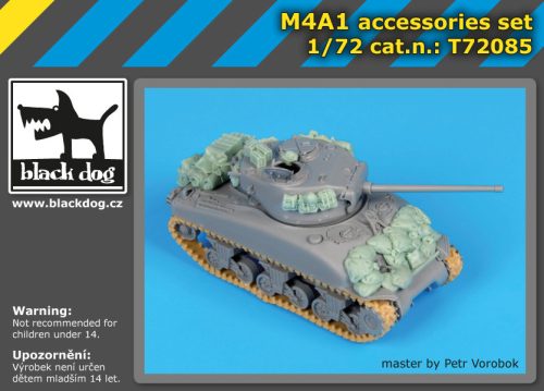 Black Dog T72085 M4A1 accessories set for Dragon makett dioráma kiegészítő (1/72)