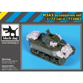   Black Dog T72087 M3A3 accessories set for S -model makett dioráma kiegészítő (1/72)