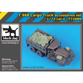   Black Dog T72089 T 968 Cargo Truck accessories set for IBG Models makett dioráma kiegészítő (1/72)