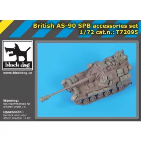   Black Dog T72095 British AS -90 SPB accessories set for Trumpeter makett dioráma kiegészítő (1/72)