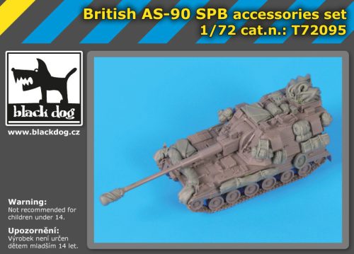 Black Dog T72095 British AS -90 SPB accessories set for Trumpeter makett dioráma kiegészítő (1/72)