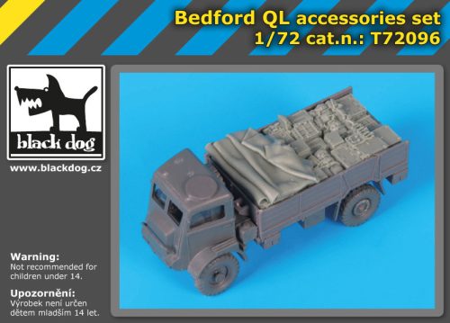 Black Dog T72096 Bedford QL accessories set for IBG Models makett dioráma kiegészítő (1/72)