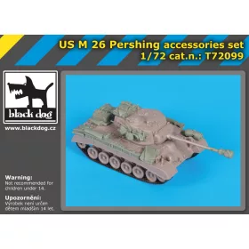   Black Dog T72099 US M26 Pershing accessories set for Trumpeter makett dioráma kiegészítő (1/72)